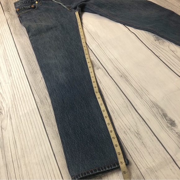 NWT RE/DONE Levi’s Mid Rise Skinny Jeans Indigo Sz 27 - Picture 13 of 16